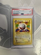 1999 POKEMON BASE SET SHADOWLESS #21 ELECTRODE PSA 9