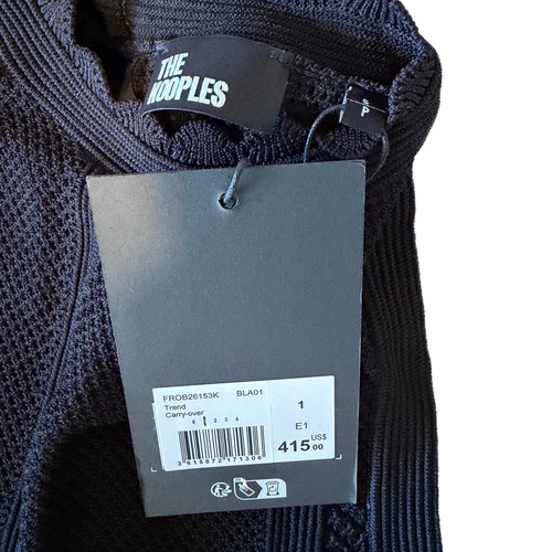 The Kooples langes durchbrochenes Strickkleid – schwarz – Größe 1 (S) – neu mit Etikett - Bild 4 von 7