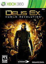 Xbox 360 Deus Ex Human Revolution CIB Complete Tested & Working Eidos 2011