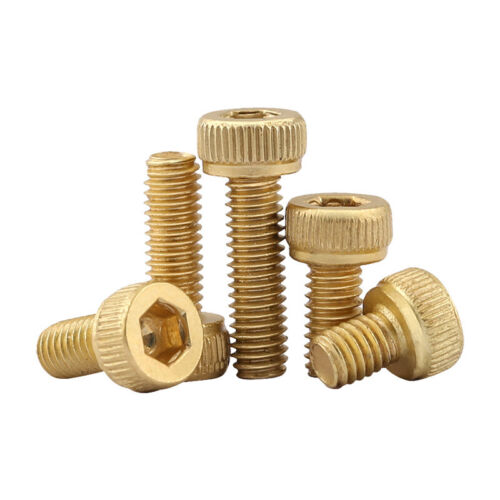 Tornillos hexagonales de latón para cabeza de taza Tornillos de máquina de rosca completa M2 M2,5 M3 - Imagen 5 de 6