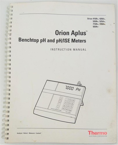 Thermo Orion 720A+ Benchtop pH-ISE-ORP Meter with New pH Electrode - Picture 9 of 11