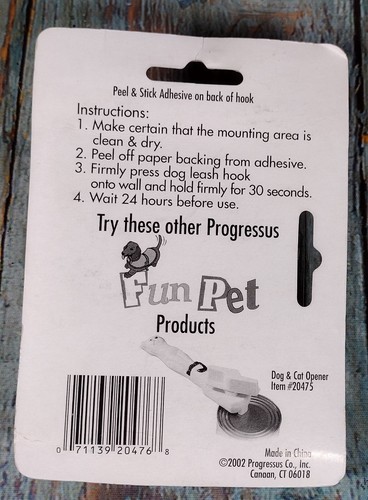 Fun Pet Dog Leash Hook Peel & Stick Adhesive - Picture 2 of 6