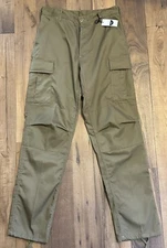 Rothco BDU Tactical Cargo Hiking Pant Small 27-31 Inch Adj Waist Khaki New NWT