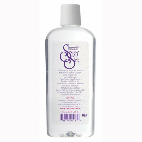 4 Smooth & Slick Water Based Personal Lubricant Massage Lube Body Glide Gel 8 oz - Picture 3 of 3