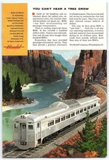 1940s BUDD CUSTOM-MADE TRAINS SANTA FE NEW HAVEN PENNSYLVANIA PRINT AD Z6061