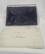 YANIBEST Satin Silk Bonnet for Sleeping Double Layer Lined Hair Bonnet Black