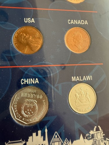Walt Disney Epcot International Coins Of The World Set 12 Uncirculated Coins!nos - Picture 5 of 11
