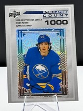 2022-23 Upper Deck Series 1 - Population Count 1000 #PC-28 Owen Power (RC)