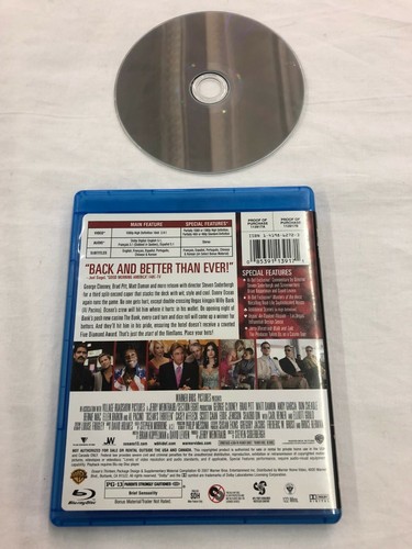 Oceans Thirteen (Blu-ray Disc, 2007) Used Movie - Picture 2 of 2