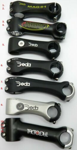 DEDA Elementi MAG61 Zero Noir Tacto Road Bike Stem All Sizes - Picture 1 of 21