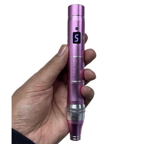 Elektrischer Dermapen Microneedling Pen Anti Aging Wiederaufladbare 12 Patronen - Bild 9 von 14