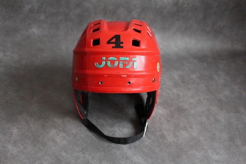 JOFA red icehockey helmet 51280 . Irbe style . Vintage 80's - Picture 6 of 11