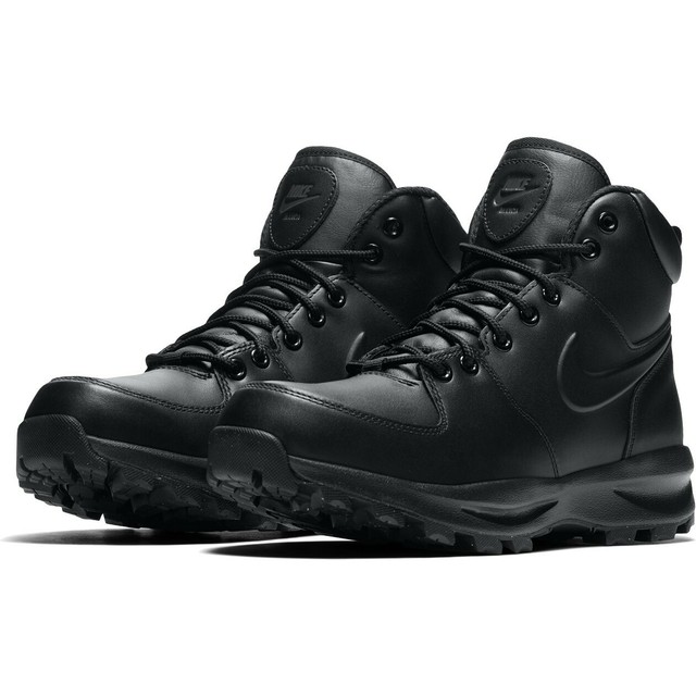 Nike Manoa Leather Hiking Boot for Men - Black for sale online | eBay