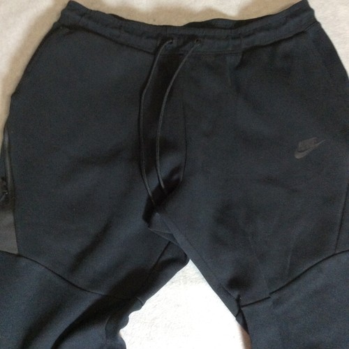 Nike Tech Fleece Jogger Sweatpants Mens XL Black Tapered Leg Athletic 805162-010 - Picture 20 of 20