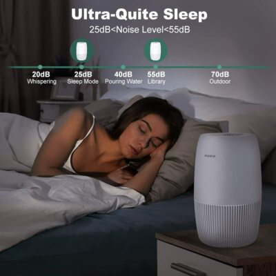 Ausanat Air Purifier Home True HEPA Air Purifiers Filter for Dust Allergens Pet