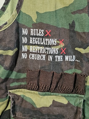 Vintage Blue Bill by Redhead Canvas Duck Hunting Camo Vest Size Large - Picture 3 of 9
