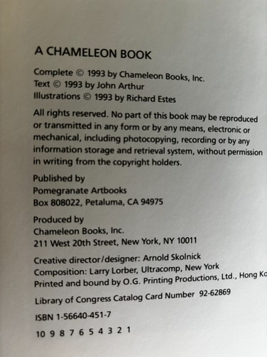 SIGNED - Richard Estes: Paintings & Prints, Arthur, 1st, 1993, C-VG in VG dj - Bild 5 von 7