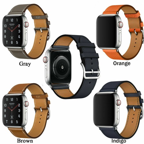 Leather Strap Band For Apple Watch iWatch Series 8 7 6 5 4 3 SE2 38/40/42/44mm - Picture 3 of 30