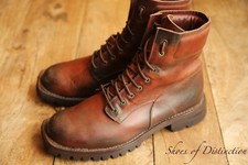 Timberland Boot Co Brown Leather Work Boots Shoes Men's UK 9.5 US 10 M EU 44