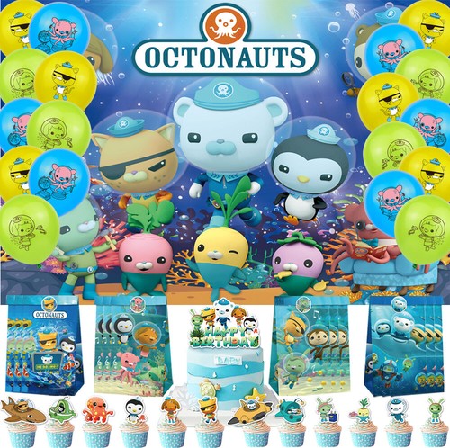 Octonauts Party Decorations Set Balloons Cake Toppers Banner Birthday Gift Kids - Bild 1 von 8