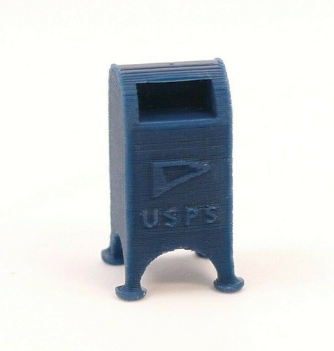 USA Made - HO Scale US Mail Drop Box - 5 Pack - 870930 - Picture 3 of 3