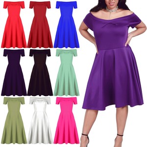 womens midi skater dress