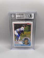 Wade Boggs Signed 2001 Topps Archives #307 Card Beckett Auto Red Sox