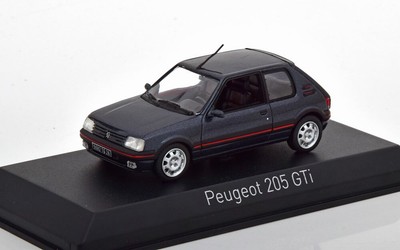 1:43 NOREV PEUGEOT 205 GTI White//Bianco Scatola Originale