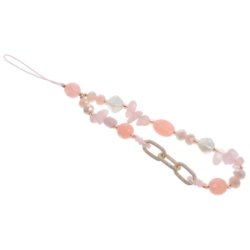 Set of 4 Perlen Telefonkette Büro Fräulein Perlenbesetzte Telefon-Lanyards - 第 6/12 張圖片