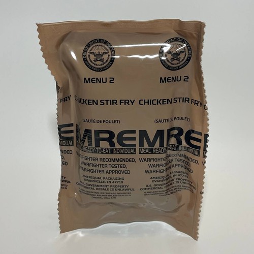 US Military MRE Meal Ready to Eat – Choice of Menu – Insp/Test Date 2027/04 - Afbeelding 5 van 27