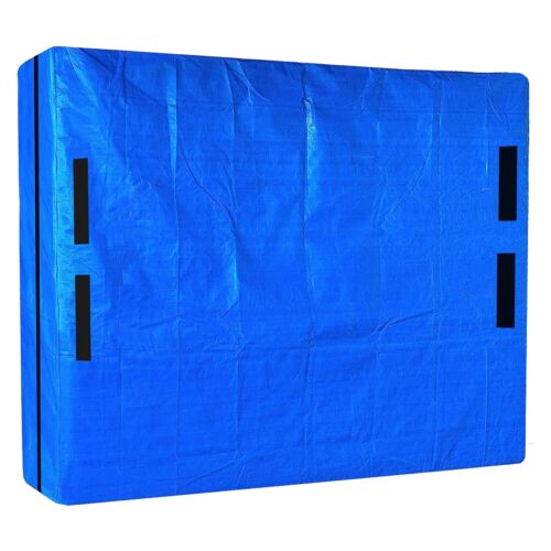 Waterproof Mattress Bag for Moving Storage Reusable Heavy Duty Tarp with Zipper - Picture 17 of 27