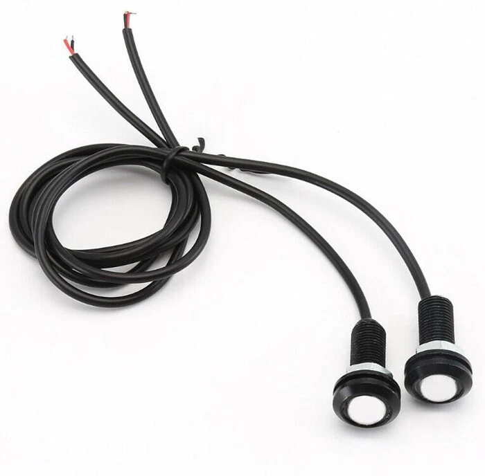 10x Eagle Eye Lamps LED DRL Fog Daytime Running Car Light Tail Backup 12V 18mm - Image 3 of 4