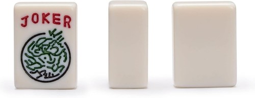 Complete Sapphire American Mahjong Set with Racks, Pushers, and Lightweight Case - Picture 8 of 11