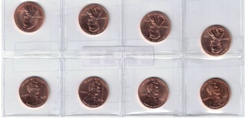 2009-P&D Lincoln Cent Set 8 Coins {BU} Lot#6 - Picture 2 of 2