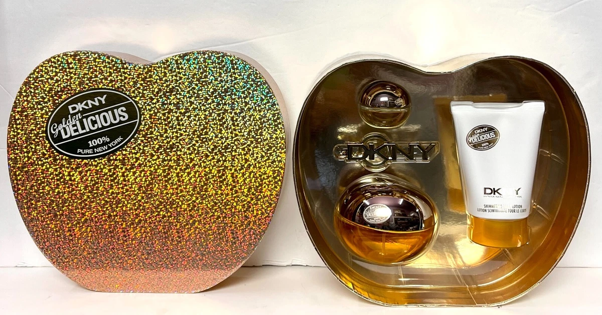 DKNY Donna Karan Golden Delicious Gift Set EDP 3.4 Mini Body