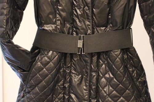 MONCLER Glamorous Quilted *CARSON* Long Puffer Coat Jacket w/Belt + Hood 2/Small - Bild 15 von 17
