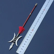 1/6 1:6 sword weapon LU BU halberd 方天画戟 Three kingdoms total war toy 22cm