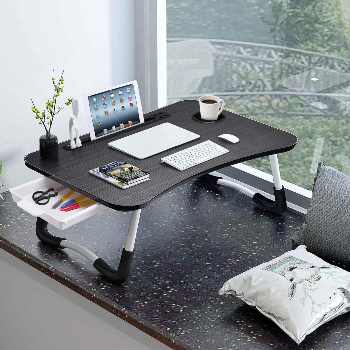 HBN Laptop Desk, Laptop Bed Stand Foldable, Laptop Table