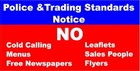 No menus flyers sales people door sticker sign self adhesive vinyl weatherproof