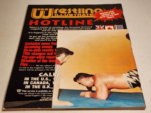 Inside Wrestling Magazine Holiday 1996 Sycho Sid The Undertaker w/1997 Calendar - Picture 2 of 3