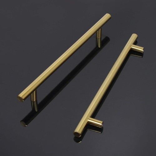 2-10pcs Cabinet Handle Drawer Pull Golden 160mm 192mm 256mm Handles Pulls T - Picture 6 of 9