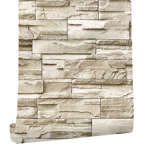 1/2X 6m 3D Faux Brick Effect Wallpaper Wall Panels Peel and Stick Self Adhesive - Picture 9 of 12