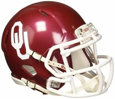 Oklahoma Sooners NCAA Replica Speed Mini Football Riddell Helmet