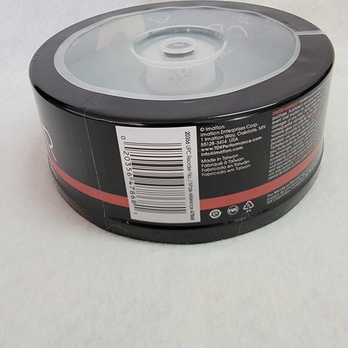 NEW TDK CD-R Spindle 20 pack 700 mb 52x 80 min Recordable FACTORY SEALED - Picture 2 of 3