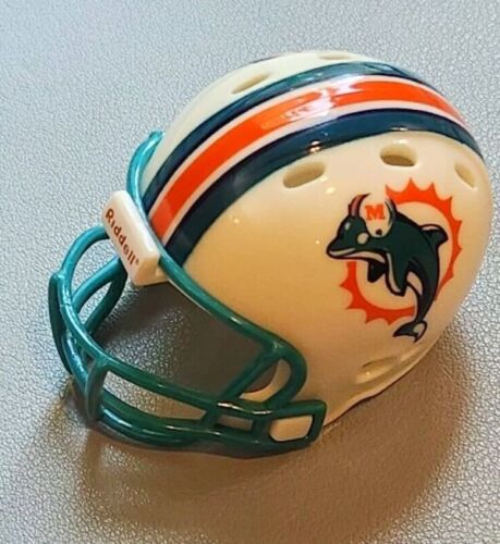 Miami Dolphins Riddell Pocket Size Revolution Helmet 2x2.25 In NFL Licensed - Picture 2 of 7