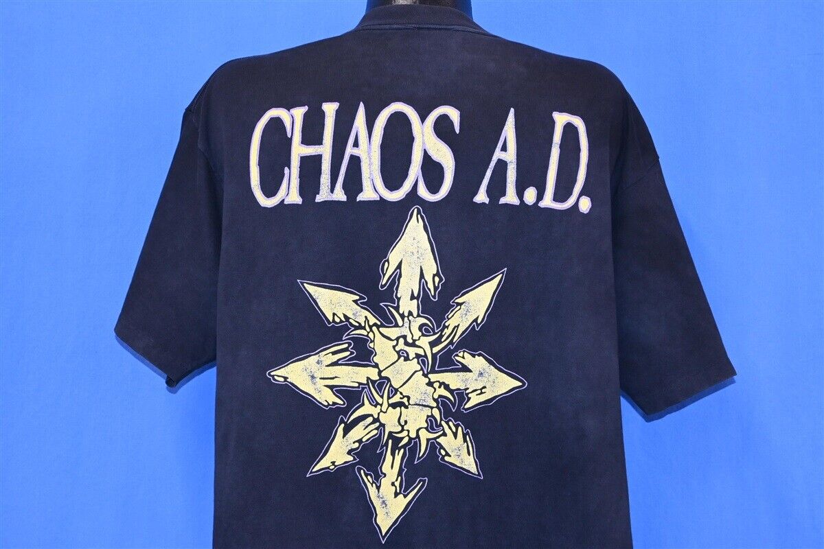 vintage 90s SEPULTURA CHAOS A.D. ALBUM 1993 CONCERT HEAVY vintage 90s SEPULTURA CHAOS A.D. ALBUM 1993 CONCERT HEAVY