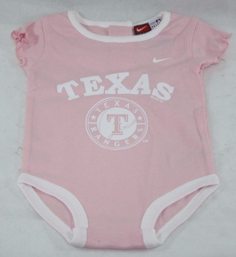 NEW Infant Toddler Girls NIKE Texas RANGERS 3-Pack One Piece MLB Shirt Bodysuit - Picture 3 of 3
