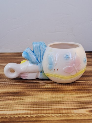 Vintage Rueben's Nursery Planter Baby Rattle Shaped With A Train & Animals 7"x3" - Picture 4 of 11