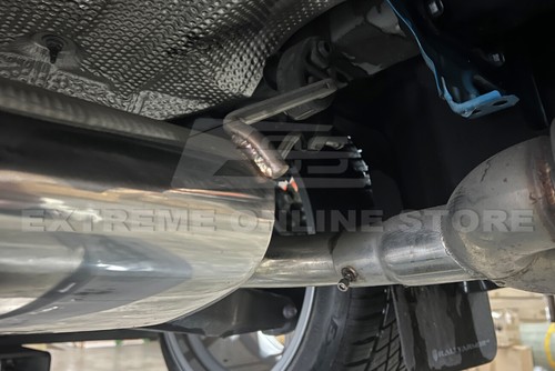 For 19-Up Toyota Corolla Hatchback | 2.5" Quad Burnt Tips Cat Back Exhaust - Picture 4 of 12