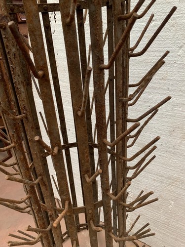 Egouttoir a bouteille en fer forgé XX siècle - Picture 5 of 7